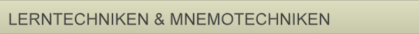 Lerntechniken und Mnemotechniken