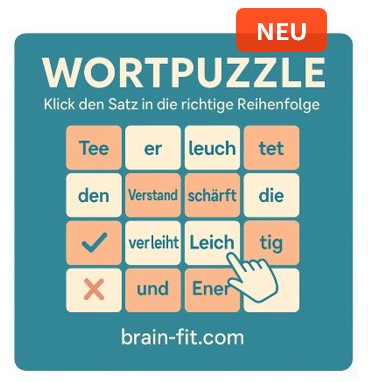 Wortpuzzle / Arbeitsgedächtnis