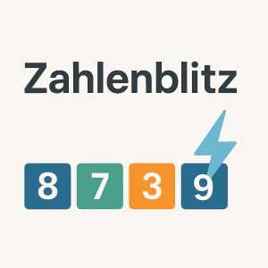 Zahlenblitz – Gedächtnisübung